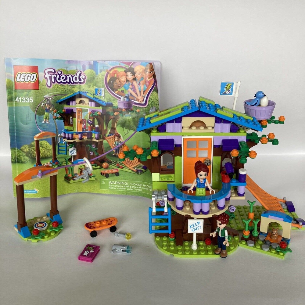 LEGO Mia's Tree House LEGO Friends (41335) Mostly Complete With Instructions